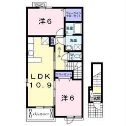 クレメント大和Ⅲの物件間取画像